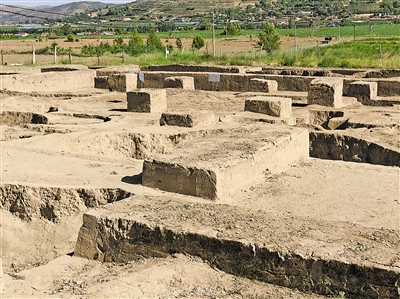 <p>　　　　姚河塬西周遗址。</p>